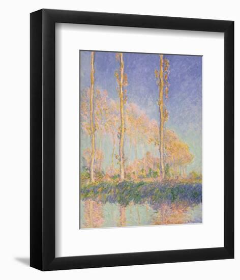 Poplars (Autumn), 1891-Claude Monet-Framed Art Print