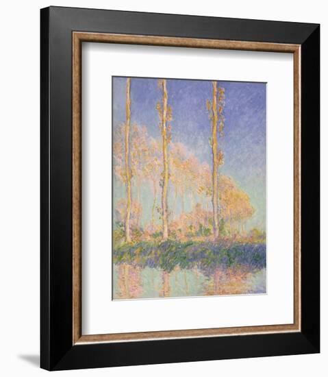 Poplars (Autumn), 1891-Claude Monet-Framed Art Print