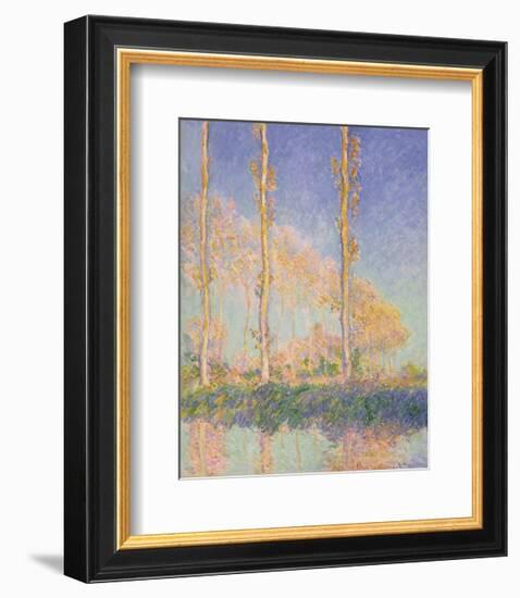 Poplars (Autumn), 1891-Claude Monet-Framed Art Print