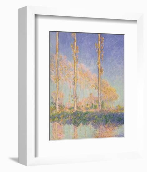 Poplars (Autumn), 1891-Claude Monet-Framed Art Print