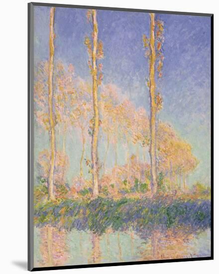 Poplars (Autumn), 1891-Claude Monet-Mounted Art Print