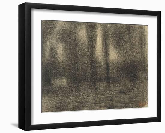 Poplars, c.1883-4-Georges Pierre Seurat-Framed Giclee Print