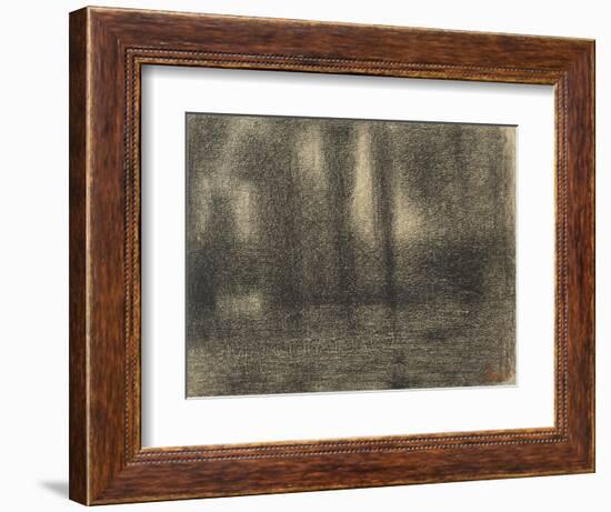 Poplars, c.1883-4-Georges Pierre Seurat-Framed Giclee Print