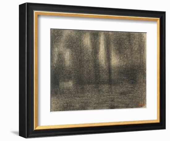 Poplars, c.1883-4-Georges Pierre Seurat-Framed Giclee Print