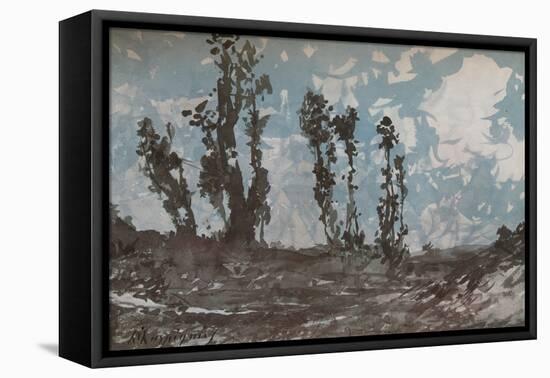 Poplars, c1839-1916, (1924)-Henri-Joseph Harpignies-Framed Premier Image Canvas