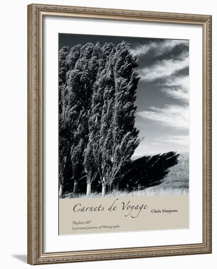 Poplars III-Chris Simpson-Framed Giclee Print