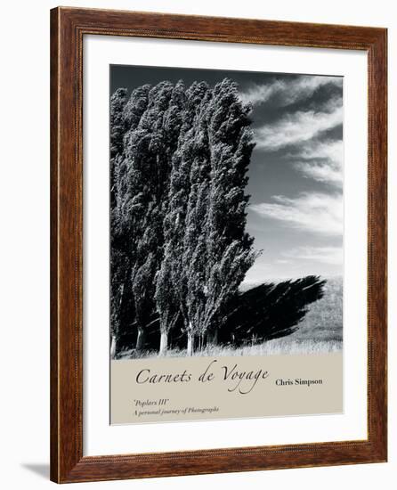 Poplars III-Chris Simpson-Framed Giclee Print