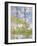 Poplars in the Sun, 1891-Claude Monet-Framed Premium Giclee Print