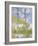 Poplars in the Sun, 1891-Claude Monet-Framed Premium Giclee Print