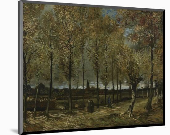 Poplars near Nuenen, 1885-Vincent van Gogh-Mounted Art Print