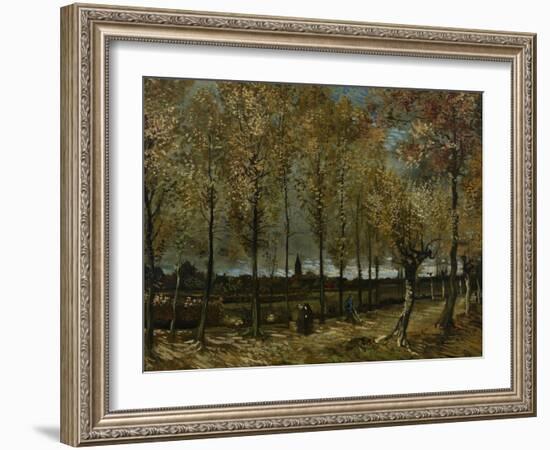 Poplars Near Nuenen, 1885-Vincent van Gogh-Framed Giclee Print