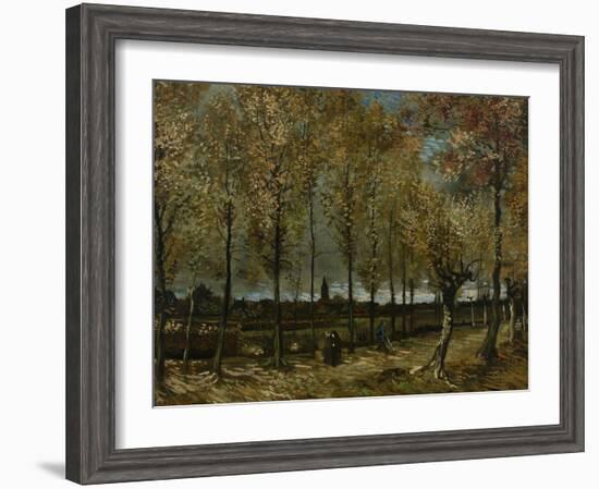 Poplars Near Nuenen, 1885-Vincent van Gogh-Framed Giclee Print