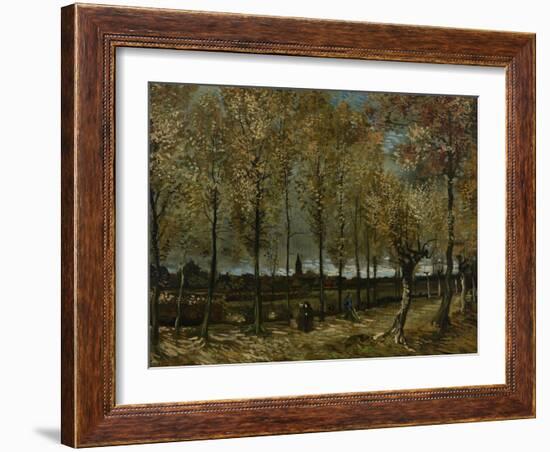 Poplars Near Nuenen, 1885-Vincent van Gogh-Framed Giclee Print