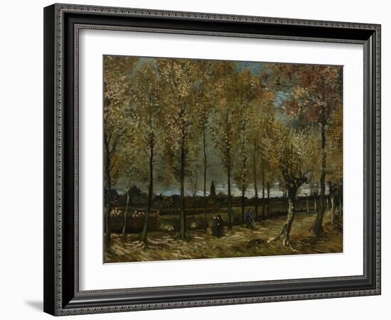 Poplars Near Nuenen, 1885-Vincent van Gogh-Framed Giclee Print