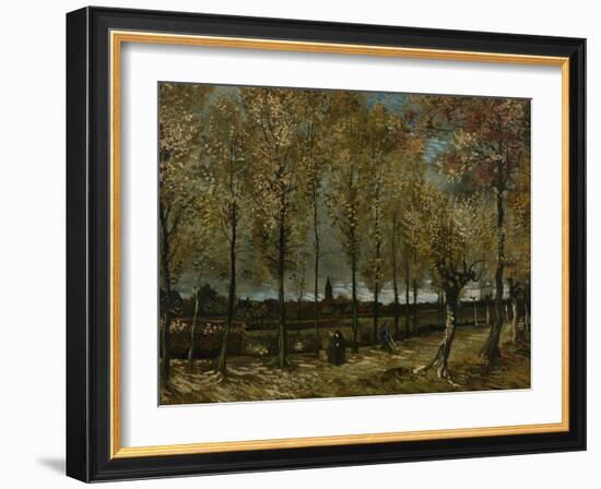 Poplars Near Nuenen, 1885-Vincent van Gogh-Framed Giclee Print