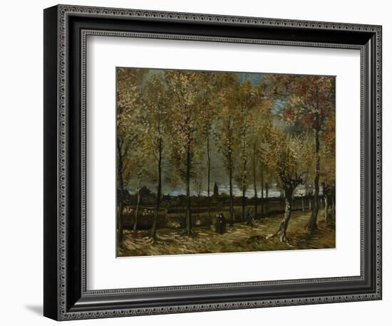 Poplars Near Nuenen, 1885-Vincent van Gogh-Framed Giclee Print