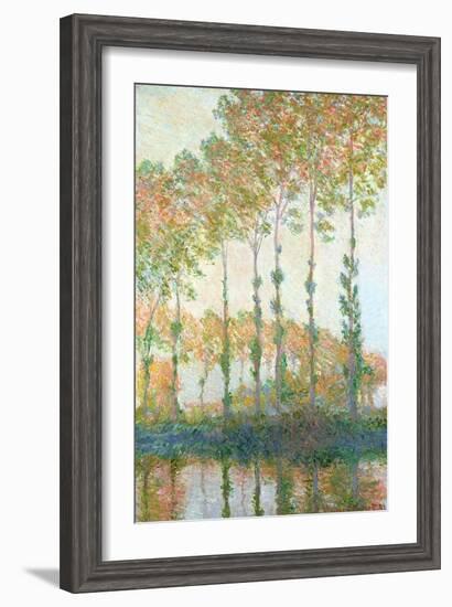 Poplars on the Banks of the Epte, Autumn, 1891-Claude Monet-Framed Giclee Print