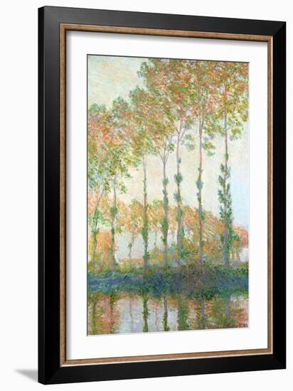 Poplars on the Banks of the Epte, Autumn, 1891-Claude Monet-Framed Giclee Print