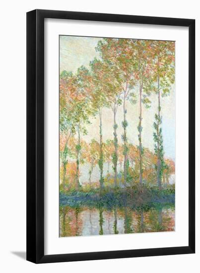 Poplars on the Banks of the Epte, Autumn, 1891-Claude Monet-Framed Giclee Print