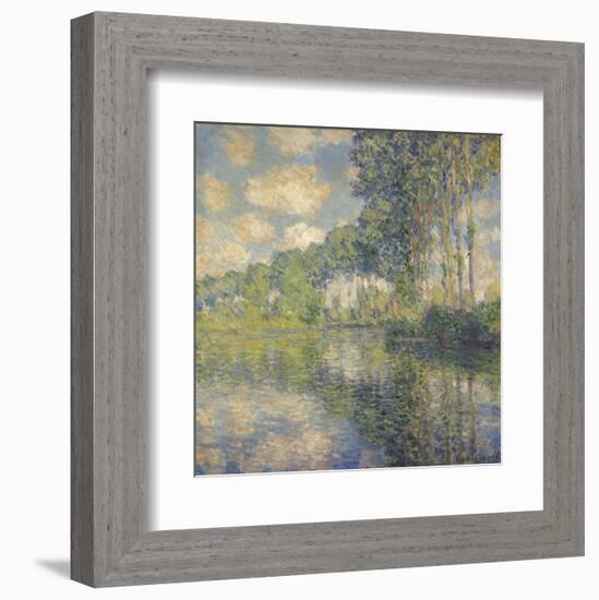 Poplars on the Epte, 1891-Claude Monet-Framed Art Print