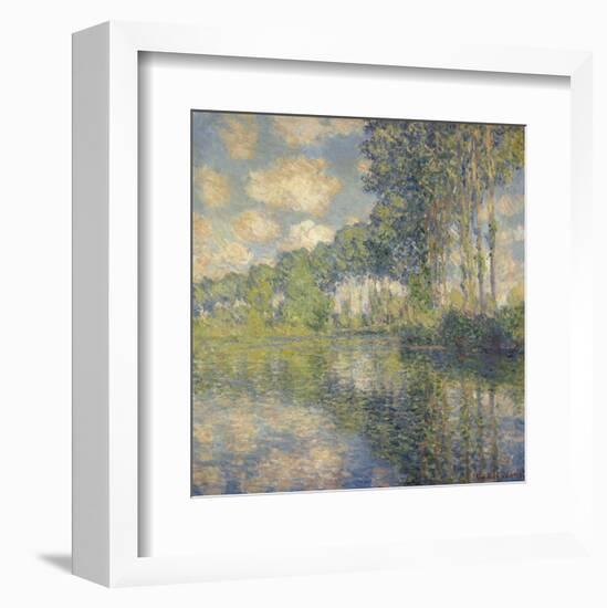Poplars on the Epte, 1891-Claude Monet-Framed Art Print