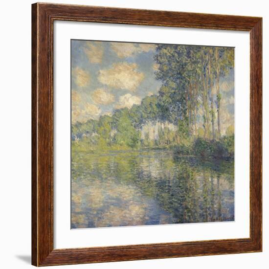 Poplars on the Epte, 1891-Claude Monet-Framed Art Print