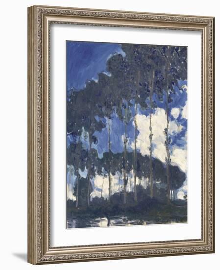 Poplars on the Epte, 1891-Claude Monet-Framed Premium Giclee Print