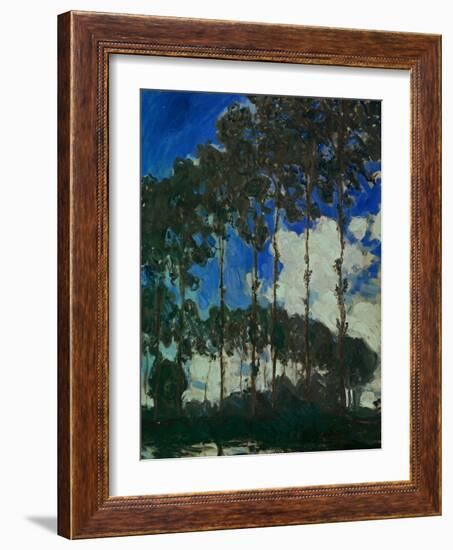 Poplars on the Epte River, 1891-Claude Monet-Framed Giclee Print