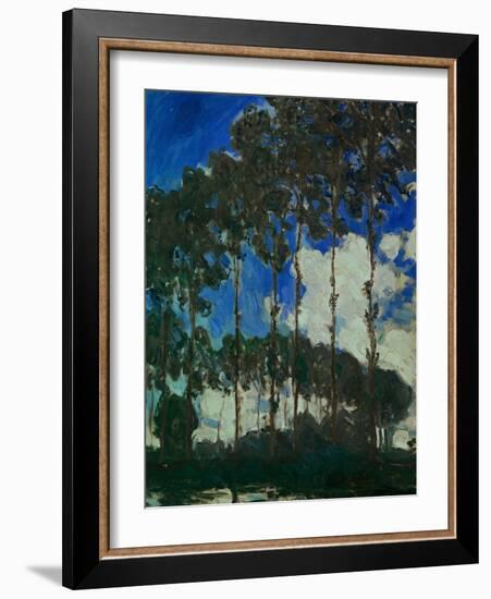 Poplars on the Epte River, 1891-Claude Monet-Framed Giclee Print