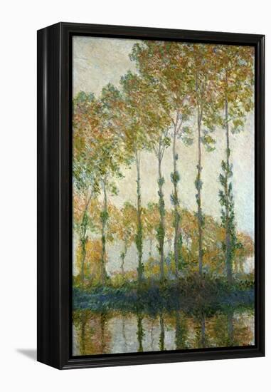 Poplars on the Epte-Claude Monet-Framed Premier Image Canvas