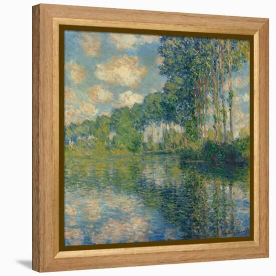 Poplars on the Epte-Claude Monet-Framed Premier Image Canvas