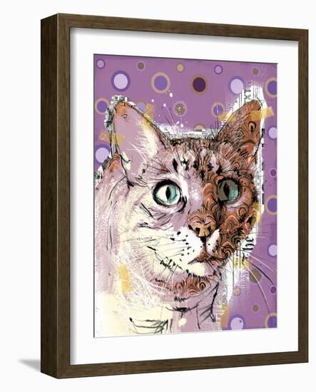 Poppet Cat I-Ken Hurd-Framed Giclee Print