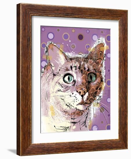 Poppet Cat I-Ken Hurd-Framed Giclee Print