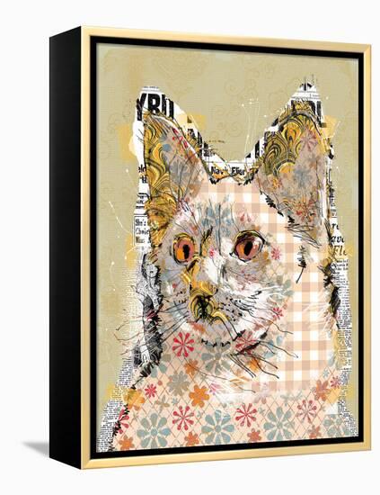 Poppet Cat II-Ken Hurd-Framed Stretched Canvas