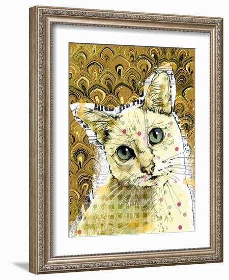 Poppet Cat III-Ken Hurd-Framed Giclee Print