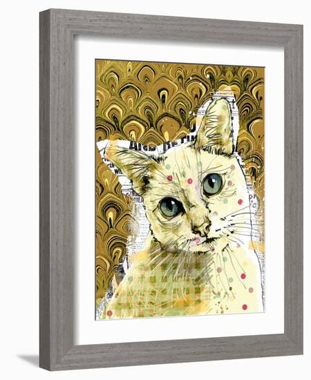 Poppet Cat III-Ken Hurd-Framed Giclee Print