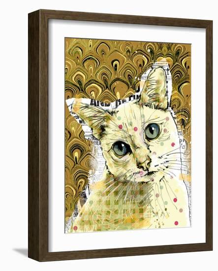 Poppet Cat III-Ken Hurd-Framed Giclee Print