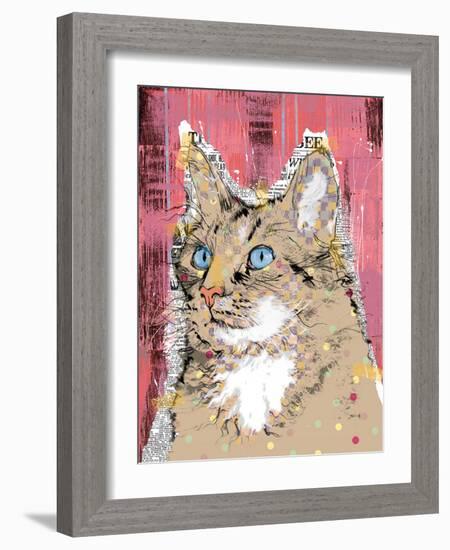 Poppet Cat IV-Ken Hurd-Framed Giclee Print