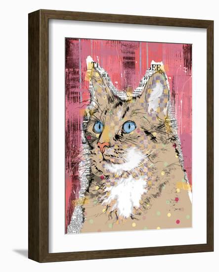 Poppet Cat IV-Ken Hurd-Framed Giclee Print