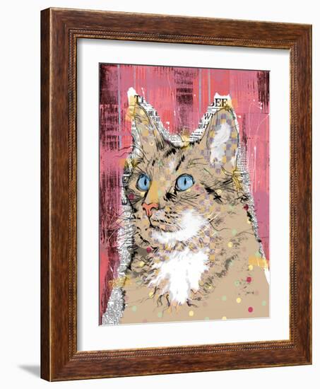 Poppet Cat IV-Ken Hurd-Framed Giclee Print