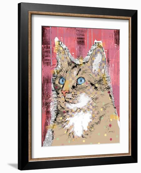 Poppet Cat IV-Ken Hurd-Framed Giclee Print