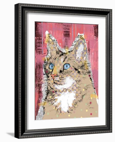 Poppet Cat IV-Ken Hurd-Framed Giclee Print