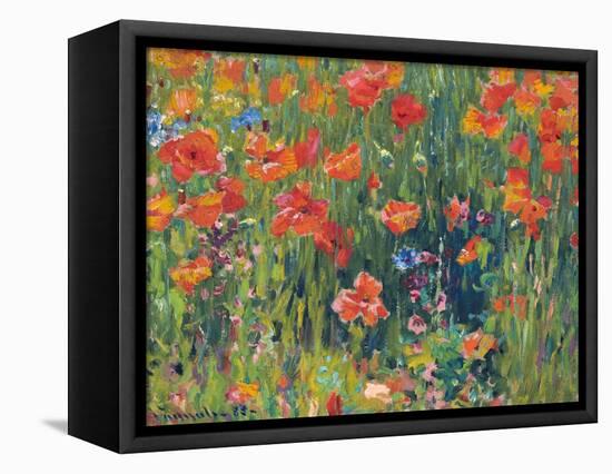 Poppies, 1888-Robert William Vonnoh-Framed Premier Image Canvas