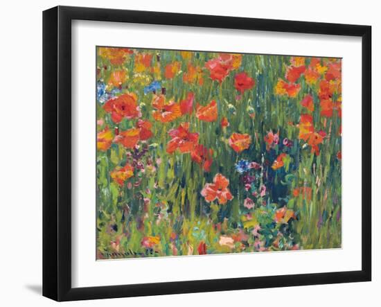 Poppies, 1888-Robert William Vonnoh-Framed Giclee Print