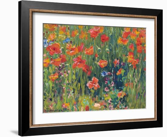 Poppies, 1888-Robert William Vonnoh-Framed Giclee Print