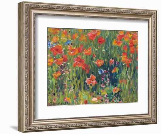 Poppies, 1888-Robert William Vonnoh-Framed Giclee Print