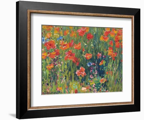 Poppies, 1888-Robert William Vonnoh-Framed Giclee Print