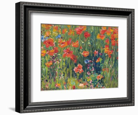 Poppies, 1888-Robert William Vonnoh-Framed Giclee Print