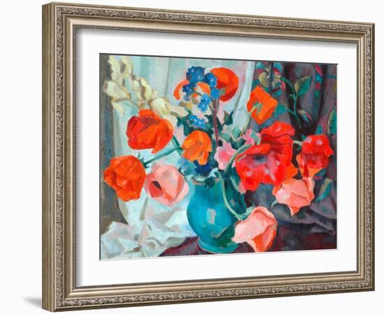 Poppies, 1917-Roger Eliot Fry-Framed Giclee Print