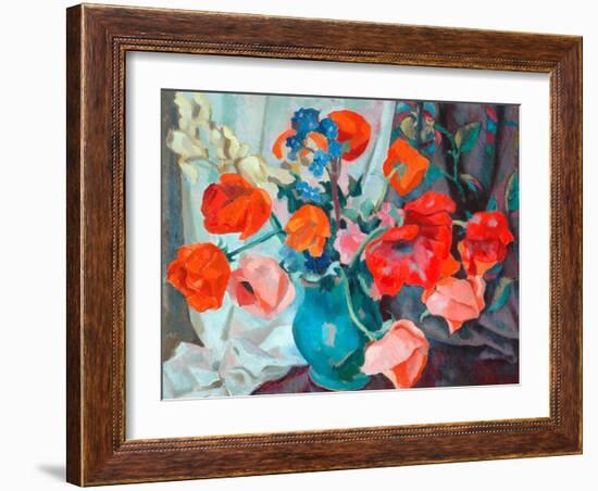 Poppies, 1917-Roger Eliot Fry-Framed Giclee Print